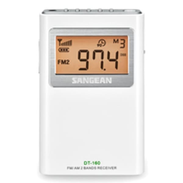 Transistorradio Sangean DT-160 Hvid