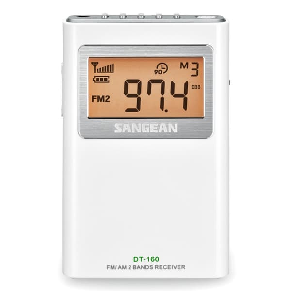 Transistorradio Sangean DT-160 Hvid