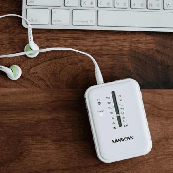 Transistorradio Sangean SR-32 Hvid AM/FM