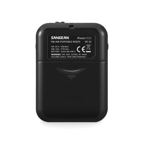Transistorradio Sangean SR-32 Sort AM/FM