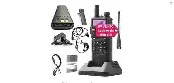 UV-5R HTQ 3800 USB-C -radiopuhelin