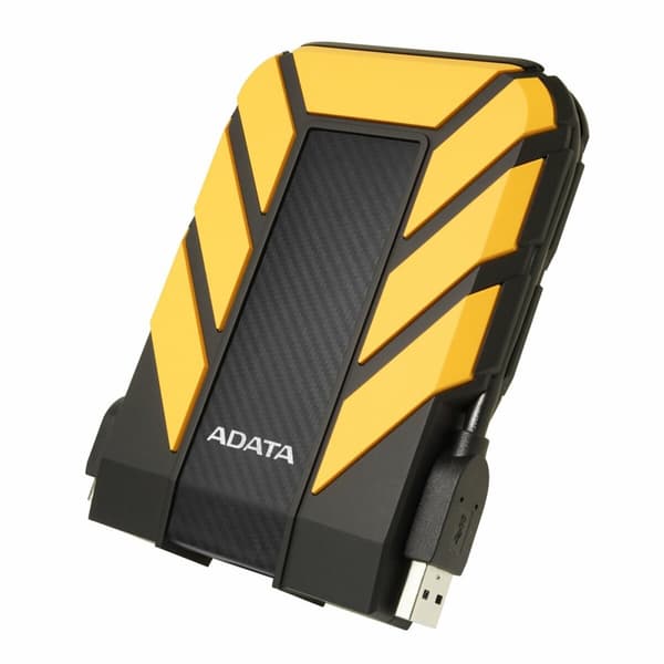 Ekstern harddisk Adata HD710 Pro Gul Sort 2 TB HDD