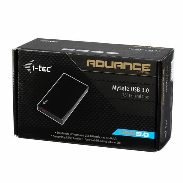 Deksel for harddisk i-Tec MYSAFE35U401