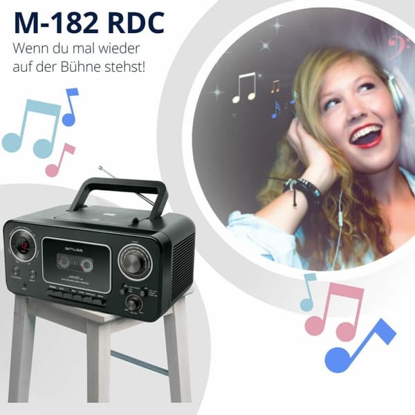 Kassettradio Muse M-182 RDC