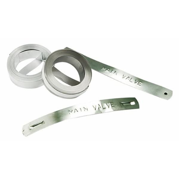Lamineret tape til mærkningsmaskiner Dymo 31000 Rhino™ 12 mm Aluminium (10 enheder)