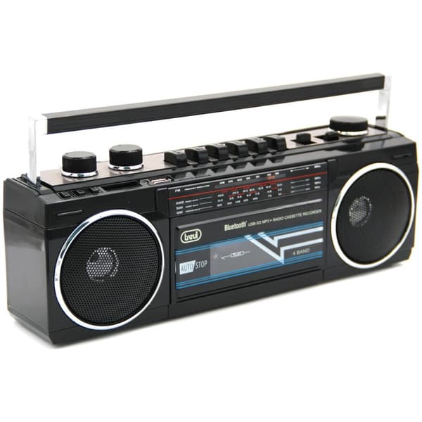 KÄYTETTY Kannettava Bluetooth-radio Trevi Musta (Kunnostetut Tuotteet A)