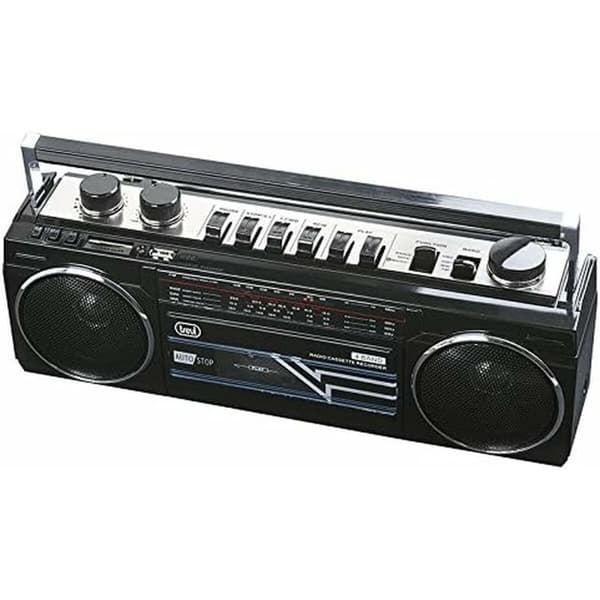 KÄYTETTY Kannettava Bluetooth-radio Trevi Musta (Kunnostetut Tuotteet A)