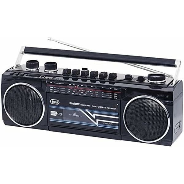KÄYTETTY Kannettava Bluetooth-radio Trevi Musta (Kunnostetut Tuotteet A)