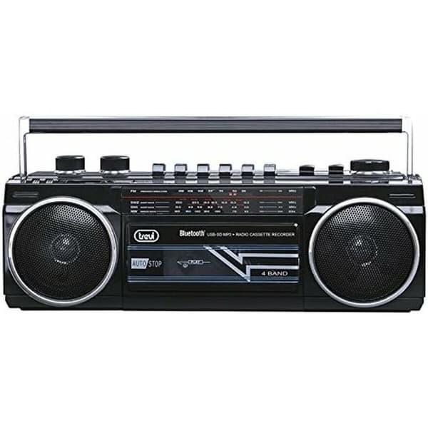 KÄYTETTY Kannettava Bluetooth-radio Trevi Musta (Kunnostetut Tuotteet A)