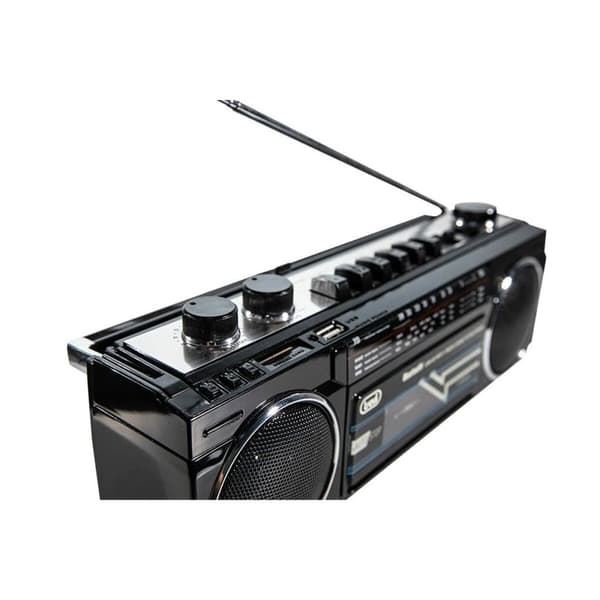 KÄYTETTY Kannettava Bluetooth-radio Trevi Musta (Kunnostetut Tuotteet A)