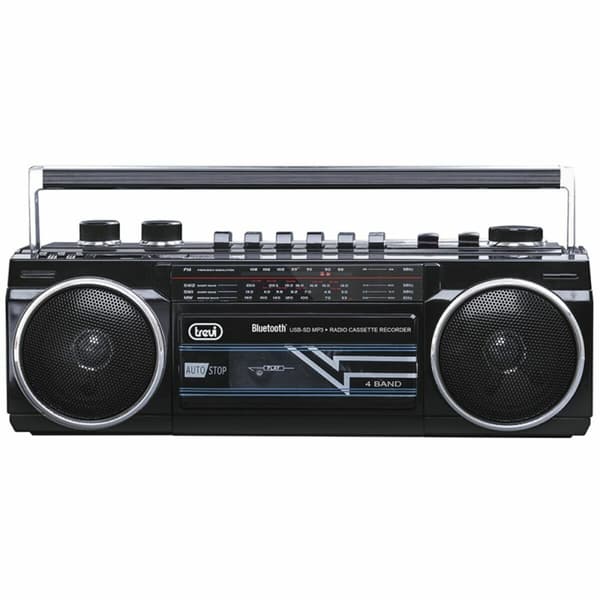 KÄYTETTY Kannettava Bluetooth-radio Trevi Musta (Kunnostetut Tuotteet A)