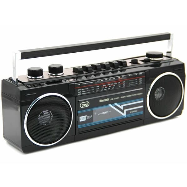 BRUGT Bærbar Bluetooth-radio Trevi Sort (Refurbished A)