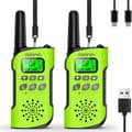 Miniatyrbillede 2 af 2: AWANFI Walkie Talkie, Genopladeligt Lithium-Ion Batteri, Langdistance Kommunikation,GG 2 stk.