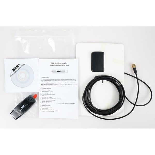 Bil GPS-modtager, DAB+ antenne, USB adapter