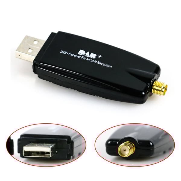Bil GPS-modtager, DAB+ antenne, USB adapter