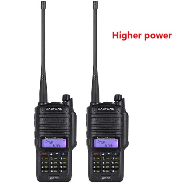 Walkie Talkie, Vandtæt, Lang Rækkevidde, mere10w 8800mah, EURO