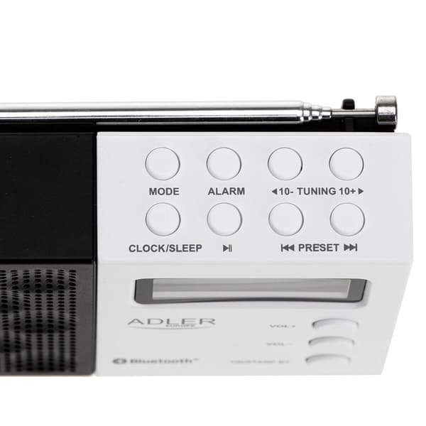 Radio Adler pll fm ad 1908 Svart Vit