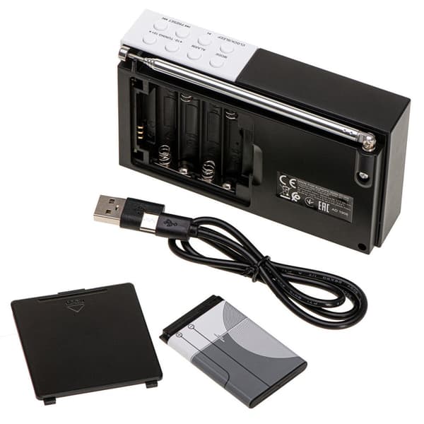 Radio Adler pll fm ad 1908 Svart Vit