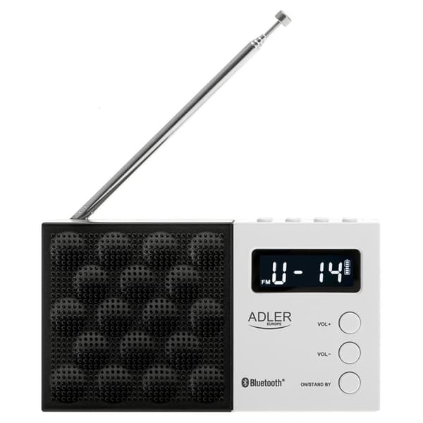 Radio Adler pll fm ad 1908 Svart Vit