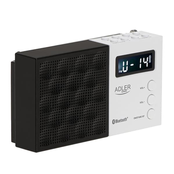 Radio Adler pll fm ad 1908 Svart Vit