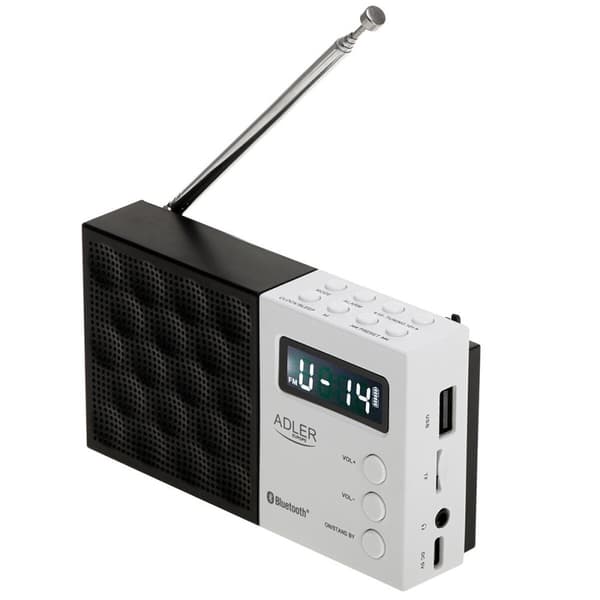 Radio Adler pll fm ad 1908 Svart Vit