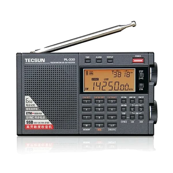 Bærbar Radio Modtager, Multi-bånd Modtagelse, Nem Tuning Metoder, Indbygget Højttaler,PL330