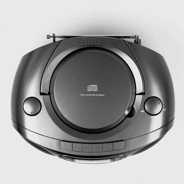 Radio-kasettisoitin Aiwa BBTC-550MG Bluetooth Harmaa