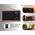 Miniatyrbillede 9 af 11: Radio Adler AD 1184 Sort Træ