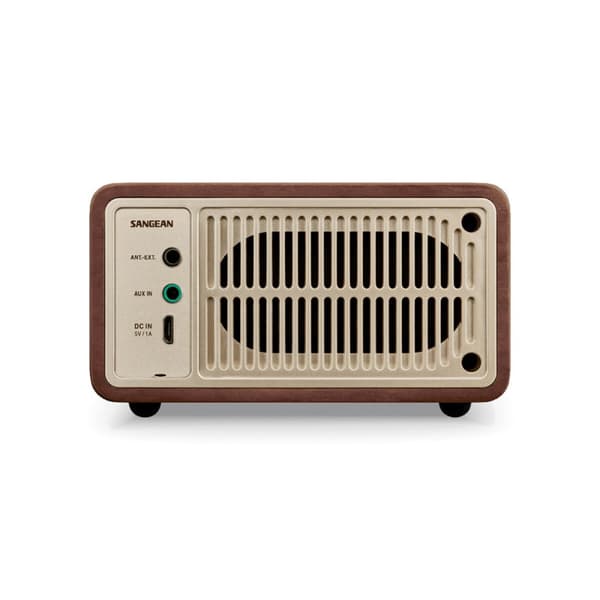 Bærbar Bluetooth-radio Sangean Retro Træ FM