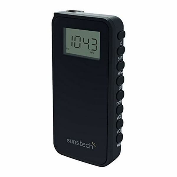 Transistorradio Sunstech RPD23BK Sort