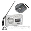 Miniatyrbillede 11 af 11: AM FM Transistor Radio DSP Chip Bærbar Mini Radio Med Lomme Med Højttalerstik Til Hovedtelefoner Sølv Grå