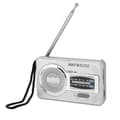 Miniatyrbillede 1 af 11: AM FM Transistor Radio DSP Chip Bærbar Mini Radio Med Lomme Med Højttalerstik Til Hovedtelefoner Sølv Grå
