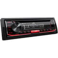 Miniatyrbillede 2 af 2: CD Radio til bil Kenwood KD-T702BT Sort Rød