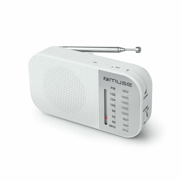 Radio Muse M-025 RW Hvid (Hvid) Gaveæske (Gaveæske)