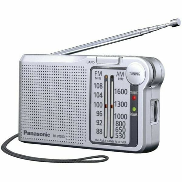 Transistorradio Panasonic Sølvfarvet