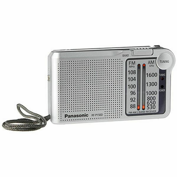 Transistorradio Panasonic Sølvfarvet