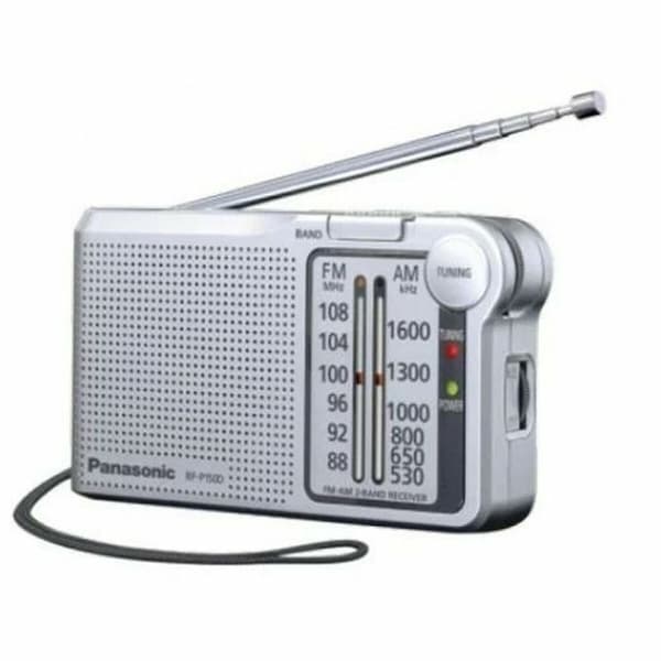 Transistorradio Panasonic Sølvfarvet