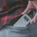Miniatyrbillede 9 af 11: Transistorradio Sangean DT-140 Blå Hvid
