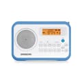 Miniatyrbillede 7 af 7: Transistorradio Sangean PR-D18 Blå Hvid Rav