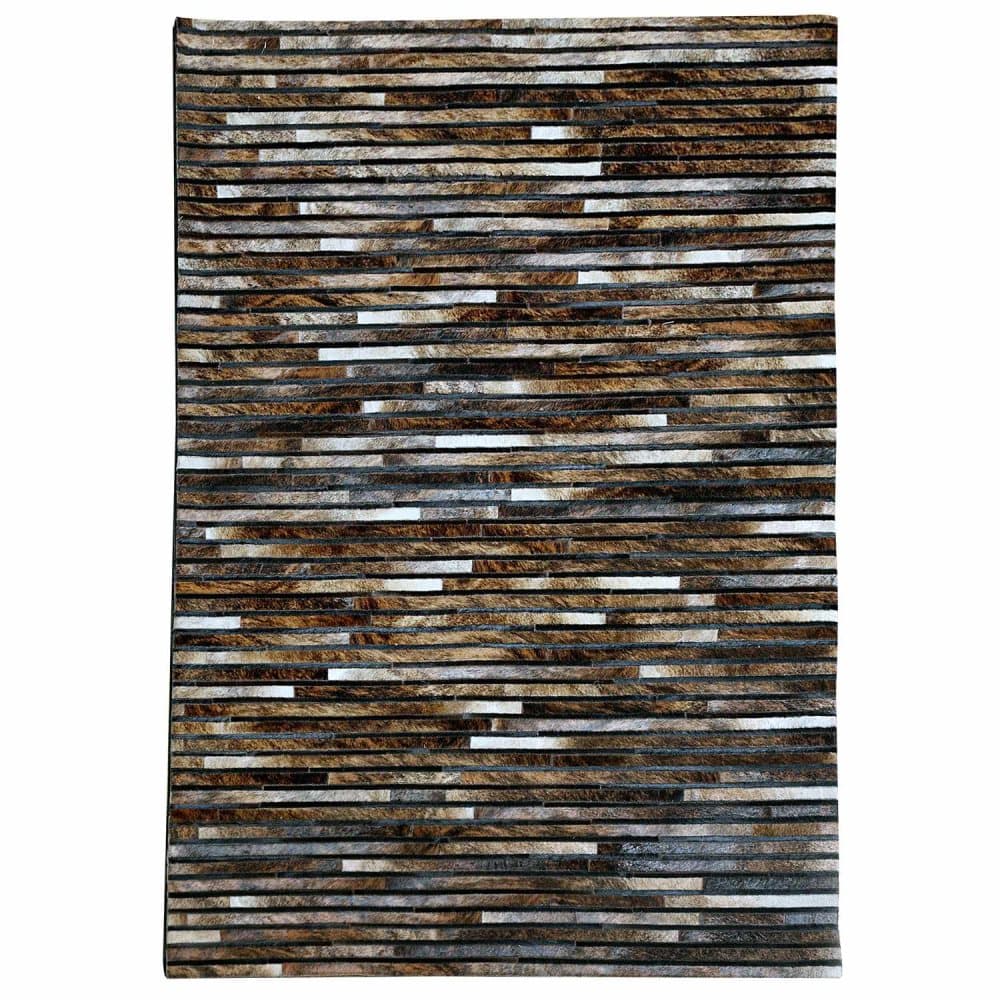 Matto CORBIT-364, 140x200cm, väri: ruskea, lehmännahka raidat