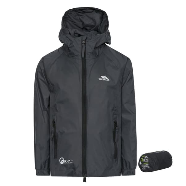 Trespass Childrens/Kids Qikpac Waterproof Packaway Jacket
