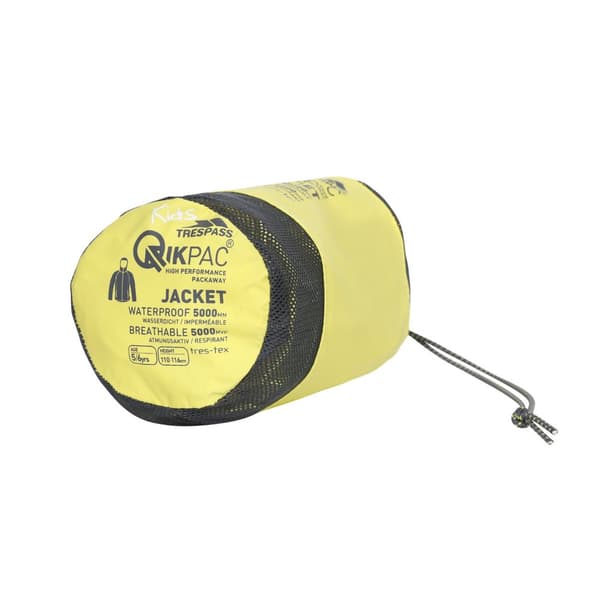 Trespass Childrens/Kids Qikpac Waterproof Packaway Jacket