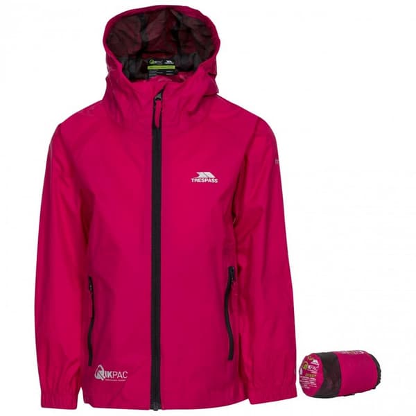 Trespass Childrens/Kids Qikpac Waterproof Packaway Jacket