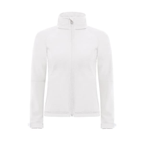 B&C Womens Hooded Premium Softshell Jacket (vindtät, vattentät och andningsbar)