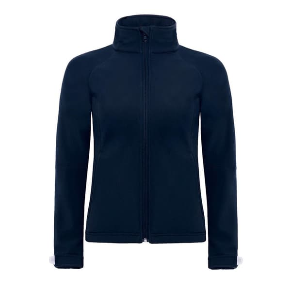 B&C Womens Hooded Premium Softshell Jacket (Windproof, Waterproof & Breathable)