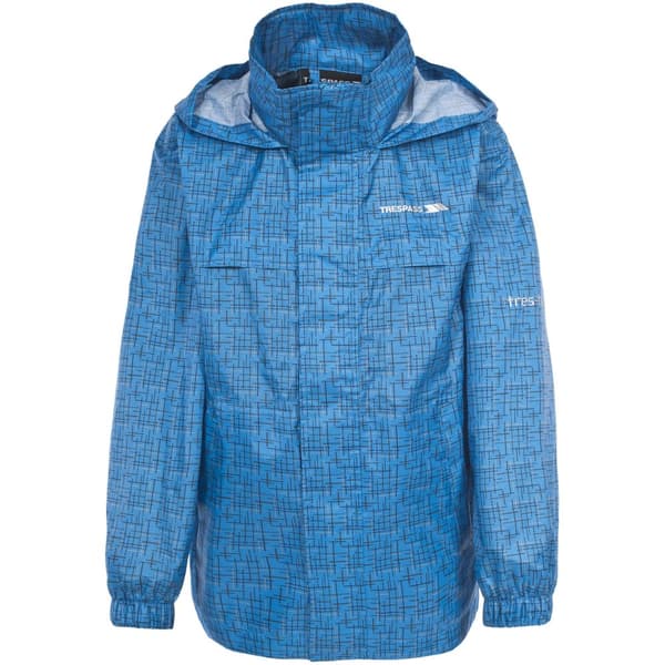 Trespass Unisex Totam Zip Up Packaway vattentät jacka för barn