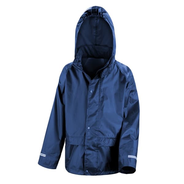 Result Barn/Kids Core Junior Stormdri Rain Over Jacket