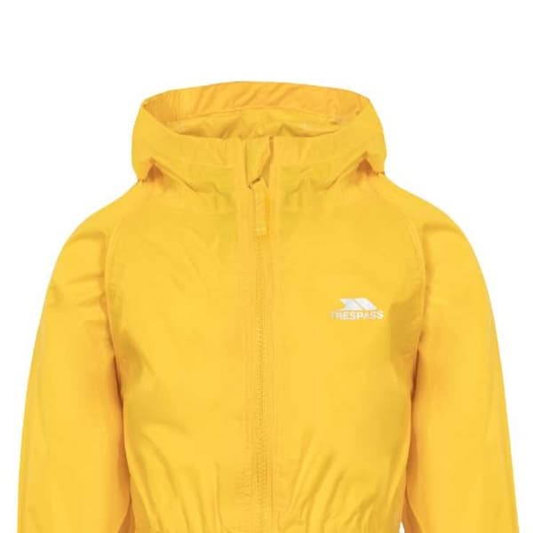 Trespass Childrens/Kids Button Rain Suit