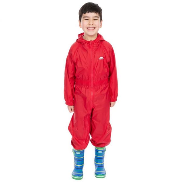 Trespass Childrens/Kids Button Rain Suit