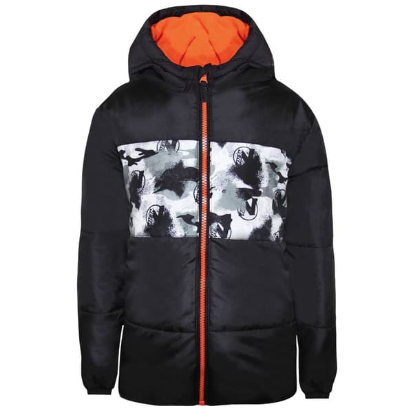 Nerf Drenge brystpanel camo polstret jakke